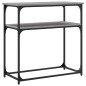 vidaXL Konsolentisch Grau Sonoma 75x35,5x75 cm Holzwerkstoff vidaXL Konsolentisch Grau Sonoma 75x35,5x75 cm Holzwerkstoff
