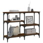 vidaXL Konsolentisch Braun Eichen-Optik 102x29x75 cm Holzwerkstoff vidaXL Konsolentisch Braun Eichen-Optik 102x29x75 cm Holzwerkstoff