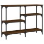 vidaXL Konsolentisch Braun Eichen-Optik 102x29x75 cm Holzwerkstoff vidaXL Konsolentisch Braun Eichen-Optik 102x29x75 cm Holzwerkstoff