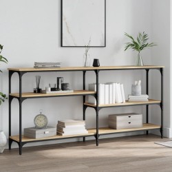 vidaXL Konsolentisch Sonoma-Eiche 160x29x75 cm Holzwerkstoff