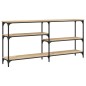 vidaXL Konsolentisch Sonoma-Eiche 160x29x75 cm Holzwerkstoff vidaXL Konsolentisch Sonoma-Eiche 160x29x75 cm Holzwerkstoff