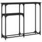 vidaXL Konsolentisch Schwarz 90x22,5x75 cm Holzwerkstoff vidaXL Konsolentisch Schwarz 90x22,5x75 cm Holzwerkstoff