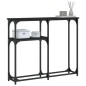 vidaXL Konsolentisch Schwarz 90x22,5x75 cm Holzwerkstoff vidaXL Konsolentisch Schwarz 90x22,5x75 cm Holzwerkstoff