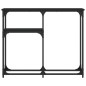 vidaXL Konsolentisch Schwarz 90x22,5x75 cm Holzwerkstoff vidaXL Konsolentisch Schwarz 90x22,5x75 cm Holzwerkstoff