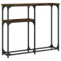 vidaXL Konsolentisch Räuchereiche 90x22,5x75 cm Holzwerkstoff vidaXL Konsolentisch Räuchereiche 90x22,5x75 cm Holzwerkstoff