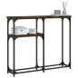 vidaXL Konsolentisch Räuchereiche 90x22,5x75 cm Holzwerkstoff vidaXL Konsolentisch Räuchereiche 90x22,5x75 cm Holzwerkstoff