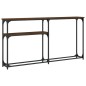 vidaXL Konsolentisch Braun Eichen-Optik 145x22,5x75 cm Holzwerkstoff vidaXL Konsolentisch Braun Eichen-Optik 145x22,5x75 cm Holzwerkstoff