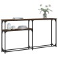 vidaXL Konsolentisch Braun Eichen-Optik 145x22,5x75 cm Holzwerkstoff vidaXL Konsolentisch Braun Eichen-Optik 145x22,5x75 cm Holzwerkstoff