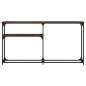vidaXL Konsolentisch Braun Eichen-Optik 145x22,5x75 cm Holzwerkstoff vidaXL Konsolentisch Braun Eichen-Optik 145x22,5x75 cm Holzwerkstoff
