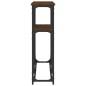 vidaXL Konsolentisch Braun Eichen-Optik 145x22,5x75 cm Holzwerkstoff vidaXL Konsolentisch Braun Eichen-Optik 145x22,5x75 cm Holzwerkstoff