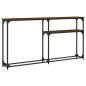 vidaXL Konsolentisch Braun Eichen-Optik 145x22,5x75 cm Holzwerkstoff vidaXL Konsolentisch Braun Eichen-Optik 145x22,5x75 cm Holzwerkstoff