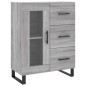vidaXL Highboard Grau Sonoma 69,5x34x180 cm Holzwerkstoff vidaXL Highboard Grau Sonoma 69,5x34x180 cm Holzwerkstoff