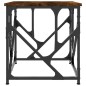 vidaXL Couchtisch Räuchereiche 45x45x47,5 cm Holzwerkstoff vidaXL Couchtisch Räuchereiche 45x45x47,5 cm Holzwerkstoff