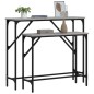 vidaXL Konsolentische 2 Stk. Grau Sonoma Holzwerkstoff vidaXL Konsolentische 2 Stk. Grau Sonoma Holzwerkstoff