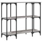 vidaXL Konsolentisch Grau Sonoma 102x35x90 cm Holzwerkstoff vidaXL Konsolentisch Grau Sonoma 102x35x90 cm Holzwerkstoff