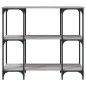 vidaXL Konsolentisch Grau Sonoma 102x35x90 cm Holzwerkstoff vidaXL Konsolentisch Grau Sonoma 102x35x90 cm Holzwerkstoff