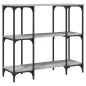 vidaXL Konsolentisch Grau Sonoma 102x35x90 cm Holzwerkstoff vidaXL Konsolentisch Grau Sonoma 102x35x90 cm Holzwerkstoff