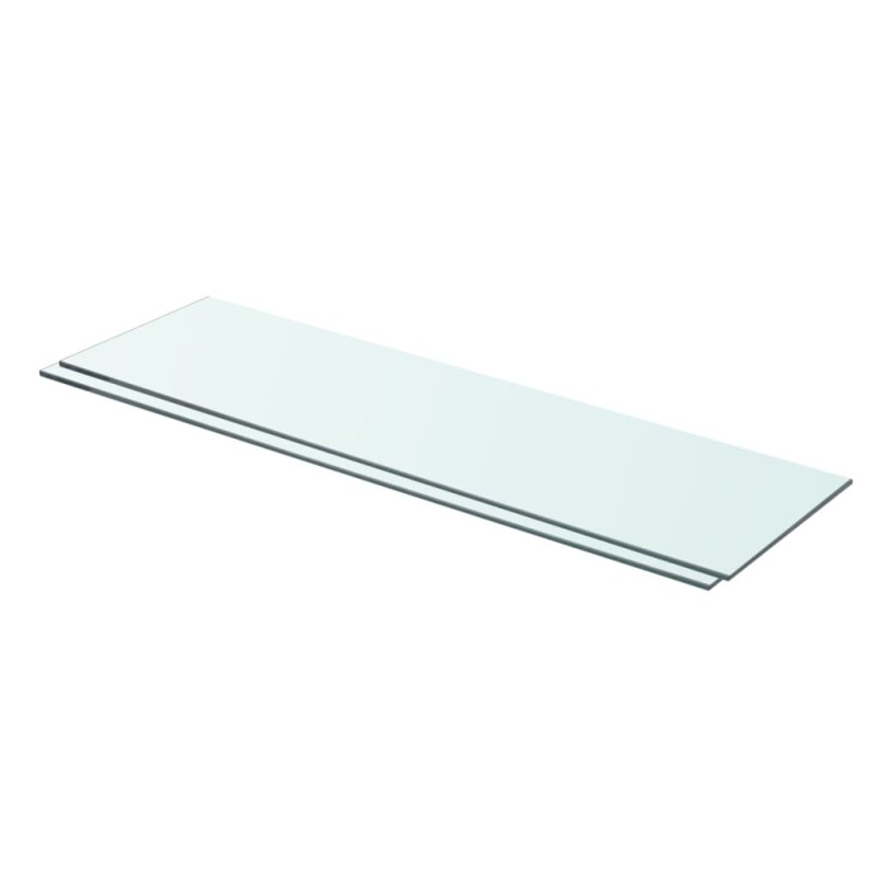 Regalböden 2 Stk. Glas Transparent 70 x 20 cm Regalböden 2 Stk. Glas Transparent 70 x 20 cm