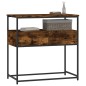 vidaXL Konsolentisch Räuchereiche 75x40x75 cm Holzwerkstoff vidaXL Konsolentisch Räuchereiche 75x40x75 cm Holzwerkstoff