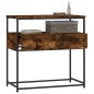 vidaXL Konsolentisch Räuchereiche 75x40x75 cm Holzwerkstoff vidaXL Konsolentisch Räuchereiche 75x40x75 cm Holzwerkstoff