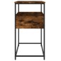 vidaXL Konsolentisch Räuchereiche 75x40x75 cm Holzwerkstoff vidaXL Konsolentisch Räuchereiche 75x40x75 cm Holzwerkstoff