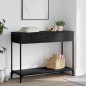 vidaXL Konsolentisch Schwarz 100x34,5x75 cm Holzwerkstoff vidaXL Konsolentisch Schwarz 100x34,5x75 cm Holzwerkstoff