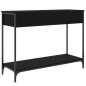 vidaXL Konsolentisch Schwarz 100x34,5x75 cm Holzwerkstoff vidaXL Konsolentisch Schwarz 100x34,5x75 cm Holzwerkstoff