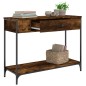 vidaXL Konsolentisch Räuchereiche 100x34,5x75 cm Holzwerkstoff vidaXL Konsolentisch Räuchereiche 100x34,5x75 cm Holzwerkstoff