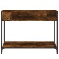 vidaXL Konsolentisch Räuchereiche 100x34,5x75 cm Holzwerkstoff vidaXL Konsolentisch Räuchereiche 100x34,5x75 cm Holzwerkstoff