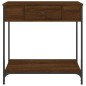 vidaXL Konsolentisch Braun Eichen-Optik 75x34,5x75 cm Holzwerkstoff vidaXL Konsolentisch Braun Eichen-Optik 75x34,5x75 cm Holzwerkstoff