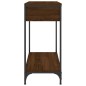 vidaXL Konsolentisch Braun Eichen-Optik 75x34,5x75 cm Holzwerkstoff vidaXL Konsolentisch Braun Eichen-Optik 75x34,5x75 cm Holzwerkstoff