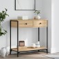 vidaXL Konsolentisch Sonoma-Eiche 75x34,5x75 cm Holzwerkstoff vidaXL Konsolentisch Sonoma-Eiche 75x34,5x75 cm Holzwerkstoff