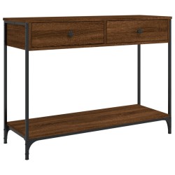 vidaXL Konsolentisch Braun Eichen-Optik 100x34,5x75 cm Holzwerkstoff