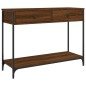 vidaXL Konsolentisch Braun Eichen-Optik 100x34,5x75 cm Holzwerkstoff vidaXL Konsolentisch Braun Eichen-Optik 100x34,5x75 cm Holzwerkstoff