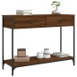 vidaXL Konsolentisch Braun Eichen-Optik 100x34,5x75 cm Holzwerkstoff vidaXL Konsolentisch Braun Eichen-Optik 100x34,5x75 cm Holzwerkstoff