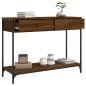 vidaXL Konsolentisch Braun Eichen-Optik 100x34,5x75 cm Holzwerkstoff vidaXL Konsolentisch Braun Eichen-Optik 100x34,5x75 cm Holzwerkstoff