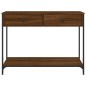 vidaXL Konsolentisch Braun Eichen-Optik 100x34,5x75 cm Holzwerkstoff vidaXL Konsolentisch Braun Eichen-Optik 100x34,5x75 cm Holzwerkstoff