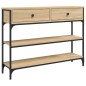vidaXL Konsolentisch Sonoma-Eiche 100x25x75 cm Holzwerkstoff vidaXL Konsolentisch Sonoma-Eiche 100x25x75 cm Holzwerkstoff