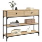 vidaXL Konsolentisch Sonoma-Eiche 100x25x75 cm Holzwerkstoff vidaXL Konsolentisch Sonoma-Eiche 100x25x75 cm Holzwerkstoff