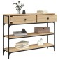 vidaXL Konsolentisch Sonoma-Eiche 100x25x75 cm Holzwerkstoff vidaXL Konsolentisch Sonoma-Eiche 100x25x75 cm Holzwerkstoff