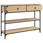 vidaXL Konsolentisch Sonoma-Eiche 100x25x75 cm Holzwerkstoff vidaXL Konsolentisch Sonoma-Eiche 100x25x75 cm Holzwerkstoff