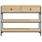 vidaXL Konsolentisch Sonoma-Eiche 100x25x75 cm Holzwerkstoff vidaXL Konsolentisch Sonoma-Eiche 100x25x75 cm Holzwerkstoff