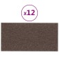 vidaXL Wandpaneele 12 Stk. Taupe 60x30 cm Stoff 2,16 m² vidaXL Wandpaneele 12 Stk. Taupe 60x30 cm Stoff 2,16 m²