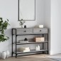 vidaXL Konsolentisch Grau Sonoma 100x25x75 cm Holzwerkstoff vidaXL Konsolentisch Grau Sonoma 100x25x75 cm Holzwerkstoff