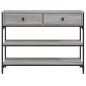 vidaXL Konsolentisch Grau Sonoma 100x25x75 cm Holzwerkstoff vidaXL Konsolentisch Grau Sonoma 100x25x75 cm Holzwerkstoff