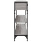 vidaXL Konsolentisch Grau Sonoma 100x25x75 cm Holzwerkstoff vidaXL Konsolentisch Grau Sonoma 100x25x75 cm Holzwerkstoff
