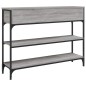 vidaXL Konsolentisch Grau Sonoma 100x25x75 cm Holzwerkstoff vidaXL Konsolentisch Grau Sonoma 100x25x75 cm Holzwerkstoff