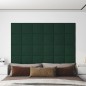 vidaXL Wandpaneele 12 Stk. Dunkelgrün 30x30 cm Stoff 1,08 m² vidaXL Wandpaneele 12 Stk. Dunkelgrün 30x30 cm Stoff 1,08 m²