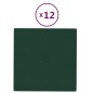 vidaXL Wandpaneele 12 Stk. Dunkelgrün 30x30 cm Stoff 1,08 m² vidaXL Wandpaneele 12 Stk. Dunkelgrün 30x30 cm Stoff 1,08 m²