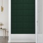 vidaXL Wandpaneele 12 Stk. Dunkelgrün 30x30 cm Stoff 1,08 m² vidaXL Wandpaneele 12 Stk. Dunkelgrün 30x30 cm Stoff 1,08 m²